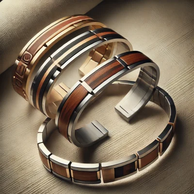 Metal & Wood Bracelets